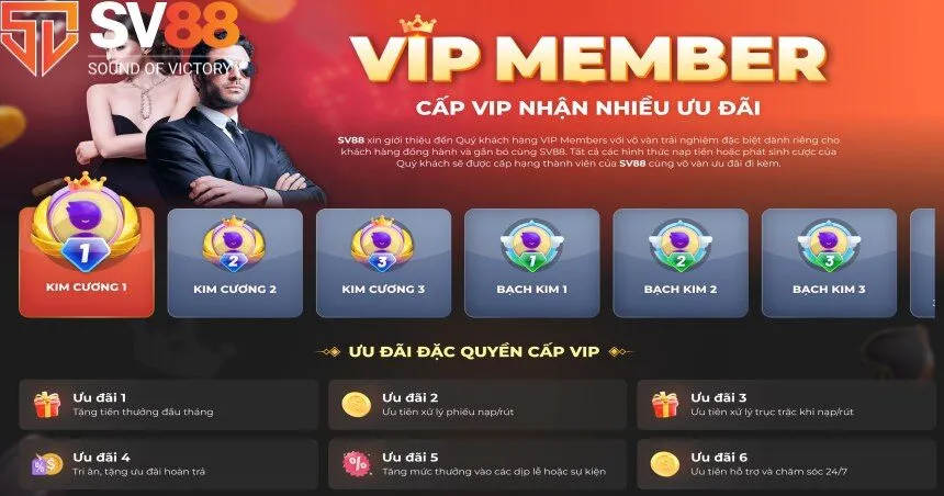 Vip bạch kim: sự nâng cấp vượt trội